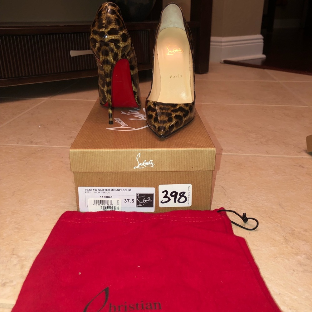 Leopard so Kate’s Gently used once - Picture 2 of 4